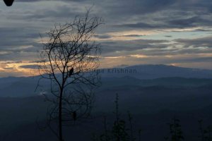 Himalayan sky at dusk